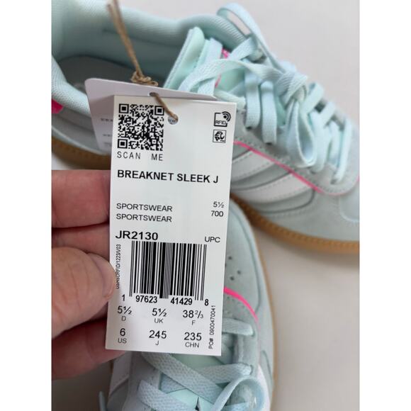 Adidas Breaknet Sleek J Sneakers Women’s 6 Mint Green - Picture 7 of 7